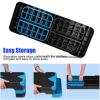 Adjustable Workout Aerobic Stepper in Fitness & Exercise Step Platform Trainer 3 settings adjustable height 4-6-8 view 4
