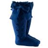 Stockings Princess Sock Baby Girls Socks Solid Kids Mid-Calf Length Knee-High Carbon Soldier Kids (Blue, 3-18 Months) view 1