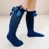 Stockings Princess Sock Baby Girls Socks Solid Kids Mid-Calf Length Knee-High Carbon Soldier Kids (Blue, 3-18 Months) view 4