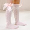 Stockings Princess Sock Baby Girls Socks Solid Kids Mid-Calf Length Knee-High Carbon Soldier Kids (Pink, 18-36 Months) view 4