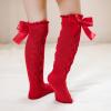 Stockings Princess Sock Baby Girls Socks Solid Kids Mid-Calf Length Knee-High Toddler Baby Care 20 (Red, 3-18 Months) view 4