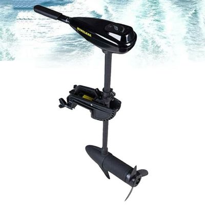 12V 40LBS Electric Trolling Motor Portable Outboard Boat Motor,1700 R/min Electric Outboard Trolling Motor Engine for Inflatable Kayaks Dinghy Canoe(1700 R/min,Retractable Handle,Brushed Motor)