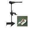 12V 40LBS Electric Trolling Motor Portable Outboard Boat Motor,1700 R/min Electric Outboard Trolling Motor Engine for Inflatable Kayaks Dinghy Canoe(1700 R/min,Retractable Handle,Brushed Motor) view 4