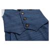 Jumpsuit Formal Boys Baby Gentleman Infant Clothes Button Romper Boys Outfits&Set Baby Boy Spring (Blue, 18-24 Months) view 4