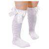 Stockings Princess Sock Baby Girls Socks Solid Kids Mid-Calf Length Knee-High Carbon Soldier Kids (White, 3-18 Months) view 2