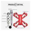 HAIBING 503 Road MTB Mountain Bike 3Bearing Pedal CNC Machined Aluminum Alloy Ultralight Pedals Replacement Upgrade Accessories (Color : C) view 3