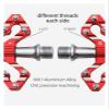HAIBING 503 Road MTB Mountain Bike 3Bearing Pedal CNC Machined Aluminum Alloy Ultralight Pedals Replacement Upgrade Accessories (Color : C) view 4