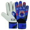 EFAH SPORTS Soccer Goalkeeper Gloves for Kids Boys Children Youth Football Goalie Gloves with Strong Grip Palms (Size 4, Blue/White) view 1