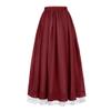 Mingyuezai Women's Renaissance Skirt Victorian Peasant Double-Layer Maxi Long Skirt(YMX2022020,M) view 2