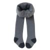 Fleece Warmth Leggings Girls Thickened Winter Lined Long Baby Kids Pants Girls Pants Jeans (Dark Gray, 6-12 Months) view 3