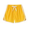 Solid Sports Athletic Kids Boy Workout Pants Shorts Baby Yoga Girl Running Girls Pants Girls Dance (Yellow, 0-6 Months) view 3