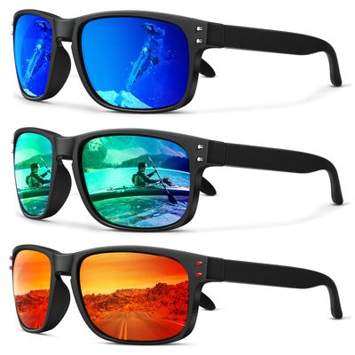ANYLUV Mens Sunglasses Polarized, Retro Sunglasses for Men Women Square Style UV400 Protection for Driving