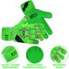 EFAH SPORTS Soccer Goalkeeper Gloves for Kids Boys Children Youth Football Goalie Gloves with Strong Grip Palms (Size 4, Green) view 2