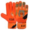 EFAH SPORTS Soccer Goalkeeper Gloves for Kids Boys Children Youth Football Goalie Gloves with Strong Grip Palms (Size 7, Orange/Golden) view 1