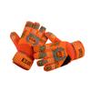 EFAH SPORTS Soccer Goalkeeper Gloves for Kids Boys Children Youth Football Goalie Gloves with Strong Grip Palms (Size 7, Orange/Golden) view 4