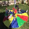Sonyabecca Kids Play Parachute, Play Parachute 20ft with 16 Handles for Kids Cooperation Group Play view 3