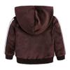Boys Girls 2Pcs Velvet Hooded Tracksuit Toddler Kids Fleece Hoody Top + Sweatpants Sweatsuit Outfits Set view 2