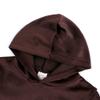Boys Girls 2Pcs Velvet Hooded Tracksuit Toddler Kids Fleece Hoody Top + Sweatpants Sweatsuit Outfits Set view 3