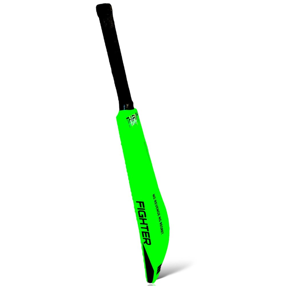 Thrifty Sports Heavy Duty Plastic Cricket Bat,Full Size (34 X 4.5inches) Premium Bat for All Age Groups  Kids/Boys/Girls/Adult (Green Full Size 8(15+yrs))