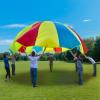 Sonyabecca Parachute, Play Parachute 10ft 12ft 16ft with 12 Handles 20ft 24ft with 16 Handles for Kids Cooperation Group Play view 1