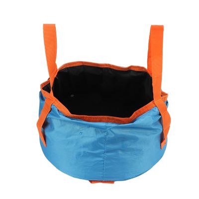 Camping Water Storage Container , foldable Bucket with Handle , Portable Folding Bucket Wash Basin for Camp Traveling Hiking Fishing Boating Gardening (Blue) , foldable Bucket with Handle , Campin