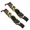 Victor Fitness Neoprene Double Layer 15mm Thick Universal Dip Belt with Heavy-Duty Steel Chain for Men and Women + 18" w/Thumb Wrist Wraps (Camo) view 4
