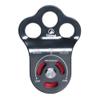 JOTOUCH Gray Climbing Pulley, 30KN/6613lbs Three Holes Single Pulley, Built-in Ball Bearing Climbing Pulley, Rock Climbing Pulley Fit for 13mm Rope Hauling, Rescue Applications, Zipline Sports Etc view 1