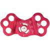 JOTOUCH Gray Climbing Pulley, 30KN/6613lbs Three Holes Single Pulley, Built-in Ball Bearing Climbing Pulley, Rock Climbing Pulley Fit for 13mm Rope Hauling, Rescue Applications, Zipline Sports Etc view 2