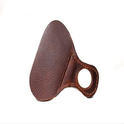 Shatterproof Archery Archery Tab | Small, YES Tab Tab | 3 Under tab | Traditional Finger Tab | Finger Guard | Finger Protector | Chrome Tan Leather