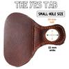 Shatterproof Archery Archery Tab | Small, YES Tab Tab | 3 Under tab | Traditional Finger Tab | Finger Guard | Finger Protector | Chrome Tan Leather view 2