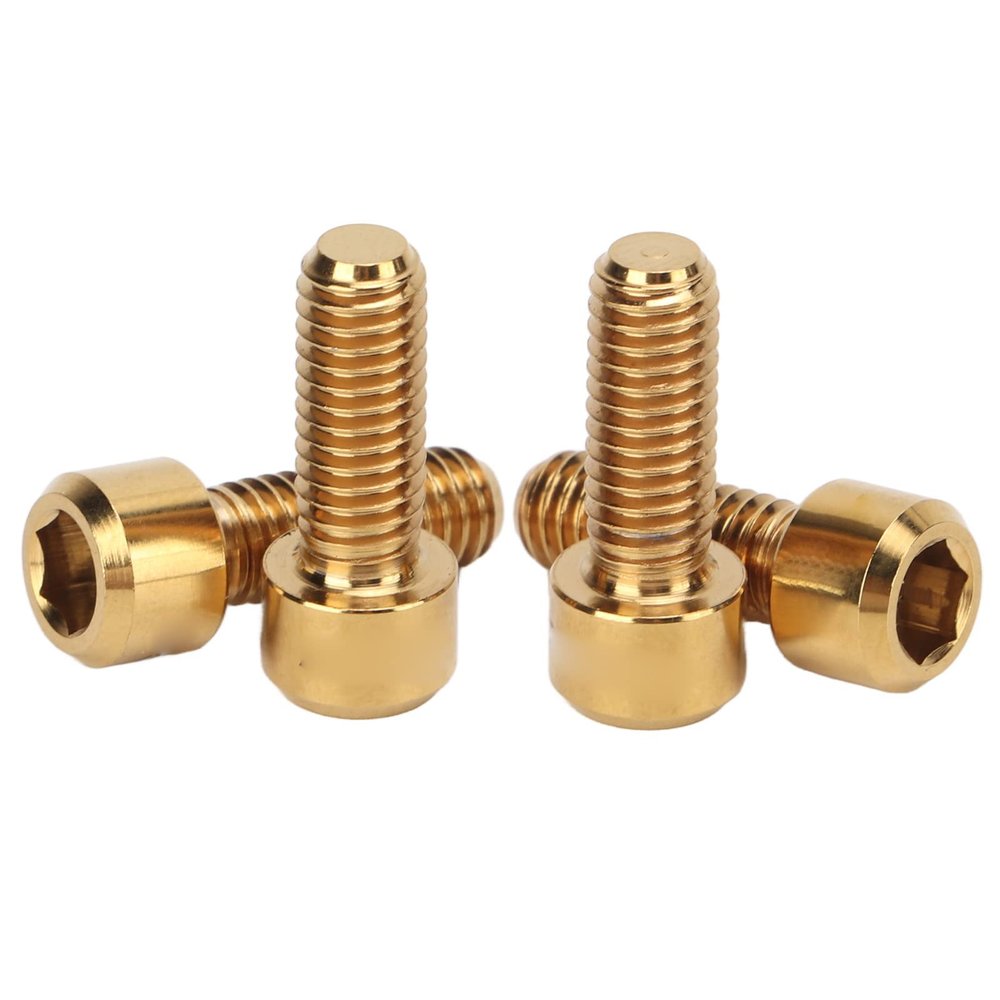 4Pcs M6 16mm Mountian Brake Screws,Bike Disc Brake Clamp Bolt for Fixing Brake Lever()