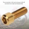 4Pcs M6 16mm Mountian Brake Screws,Bike Disc Brake Clamp Bolt for Fixing Brake Lever() view 3