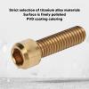 4Pcs M6 X 20mm Disc Brake Clamp Bolt, Alloy Disc Brake Fixed Screw for Moutain,Road Bike(Gold) view 3