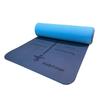 BodyForge Yoga Mat Thick Exercise Mat Thick 8mm TPE Eco-Friendly with Alignment Marks Non-Slip Extra Thick High-Density for Women Men Workout Pilates (Blue/Light Blue) view 2