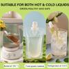 Juice Travel Plastic Bags Portable Collapsible Beverage Bag | Leakproof Foldable Water Carrier for Outdoor Hiking, Camping & Seed Storage | Food-Grade BPA-Free Liquid Container view 4