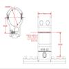 Sunwayfoto SP-3432 Set of 2 Scope Rings 34mm Tall 32mm Diameter Picatinny Rail Compatible for Telescopic Sights view 2