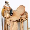 HILASON Western Horse Wade Saddle American Leather Ranch Roping Tan | Hand Tooled & for Horses view 4