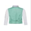 Boy's Premium Solid Formal Vest - Necktie  Bow Tie Three Piece Set for Suits & Tuxedos - Many Colors (6, Aqua) view 3