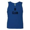 H Club Men's Tank Top Graphic Skull Weapons Top (S, Royal Blue) view 1