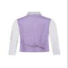 Boy's Premium Solid Formal Vest - Necktie  Bow Tie Three Piece Set for Suits & Tuxedos - Many Colors (14, Lilac-Lavender) view 3