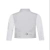 Boy's Premium Solid Formal Vest - Necktie  Bow Tie Three Piece Set for Suits & Tuxedos - Many Colors (6, Ivory-Off White-Cream) view 3