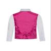 Boy's Premium Solid Formal Vest - Necktie  Bow Tie Three Piece Set for Suits & Tuxedos - Many Colors (14, Hot Pink-Fuchsia) view 3