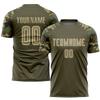 Custom Camo Soccer Team Jerseys with Printed Name Number, Novelty Camouflage Sports Fan Practice Jerseys for Runing Fishing Kayaking Hunting, Personalized Athletic Uniforms for Men Women Boys Kids view 2