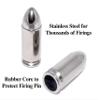 Steelworx 9mm Stainless Steel Snap Caps/Dry Fire Training Rounds (30x Silver) view 2