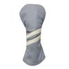 3pcs Golf Wood Head Covers Headcovers Set Includes Driver Headcover fits up to 460cc Drivers, Rotatable Golf Fairway Wood Headcover and Hybrid Head Cover (Light Blue| White Stripes) view 4