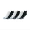 Amazon Essentials Men's Low Cut Tab Socks - Performance Zone, Comfortable Cushion Athletic, 6 Pairs, Black/White, 8-12 view 1