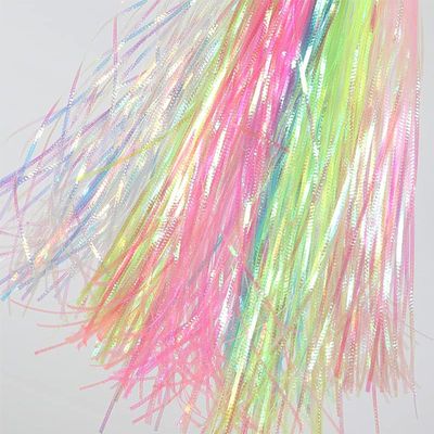 ANGLER DREAM Fly Tie Material Fly Tying Materials Imitation Fish Scale Products 50PCS Per Bag 6 Color Total 18bags