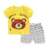 Infant Clothes SetPrint ShortsClothes Set Sports Attire for Boys (Yellow, 2-3 Years) view 1