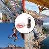 CurcKua Throw Weight Bag Safety Rope Throwing Bag Outdoor Sports Arborist Tree Rock Climbing Spelunking Stainless Steel Throwing Bag Camouflage view 3