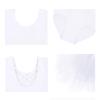 EASTBUDDY Ballet Dress for Girls,Toddler Dance Leotard with Tutu Skirt Short Sleeve Ballerina Outfit (White/4-5 Years) view 4